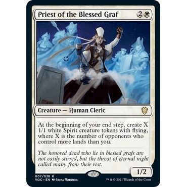 Image for Priest of the Blessed Graf (7) (VOC) - Magic: The Gathering