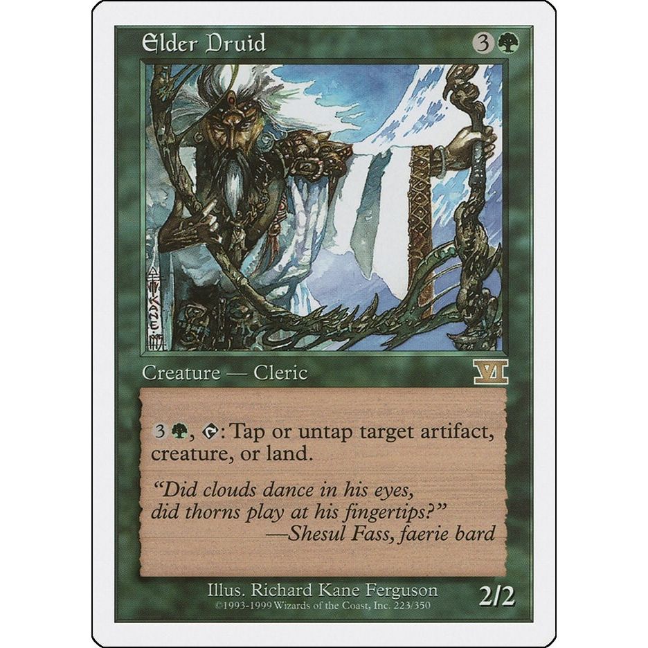 Image for Elder Druid (223) (6ED) - Magic: The Gathering