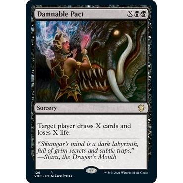 Image for Damnable Pact (126) (VOC) - Magic: The Gathering