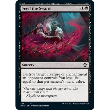 Image for Feed the Swarm (129) (VOC) - Magic: The Gathering