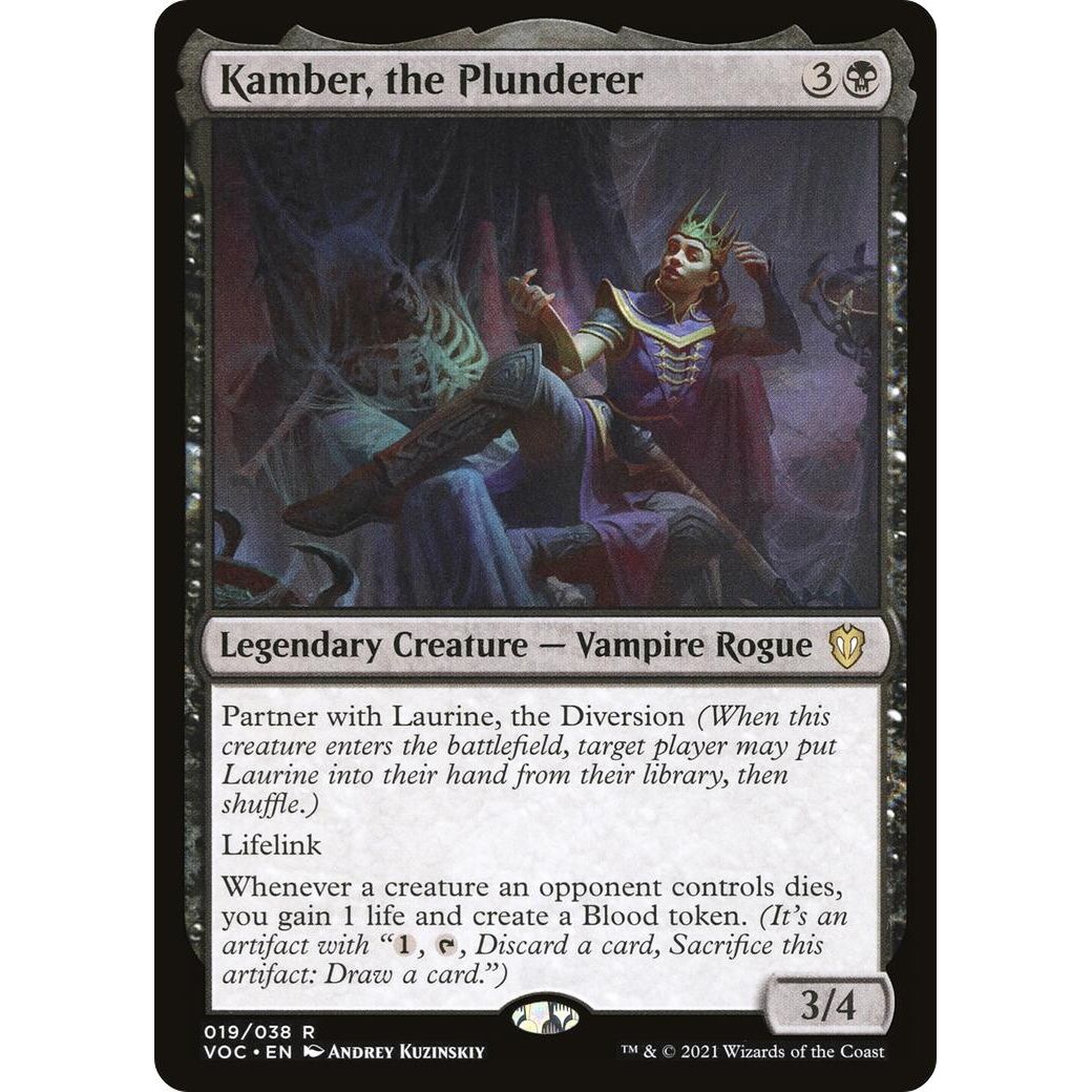 Image for Kamber, the Plunderer (19) (VOC) - Magic: The Gathering