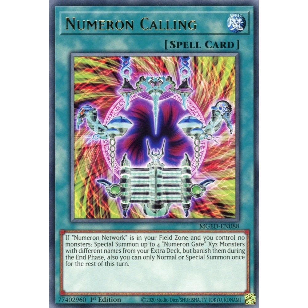 Image for Numeron Calling (MGED-EN088) (MGED) - YuGiOh