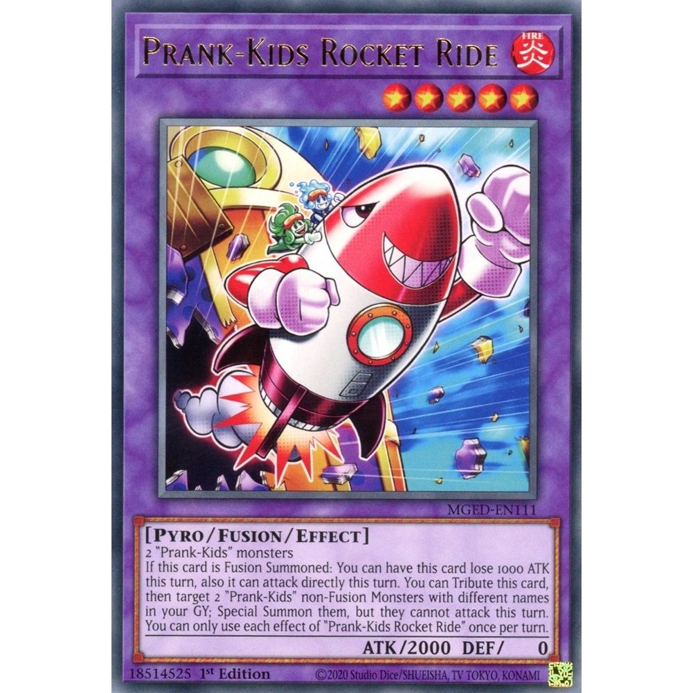 Image for Prank-Kids Rocket Ride (MGED-EN111) (MGED) - YuGiOh