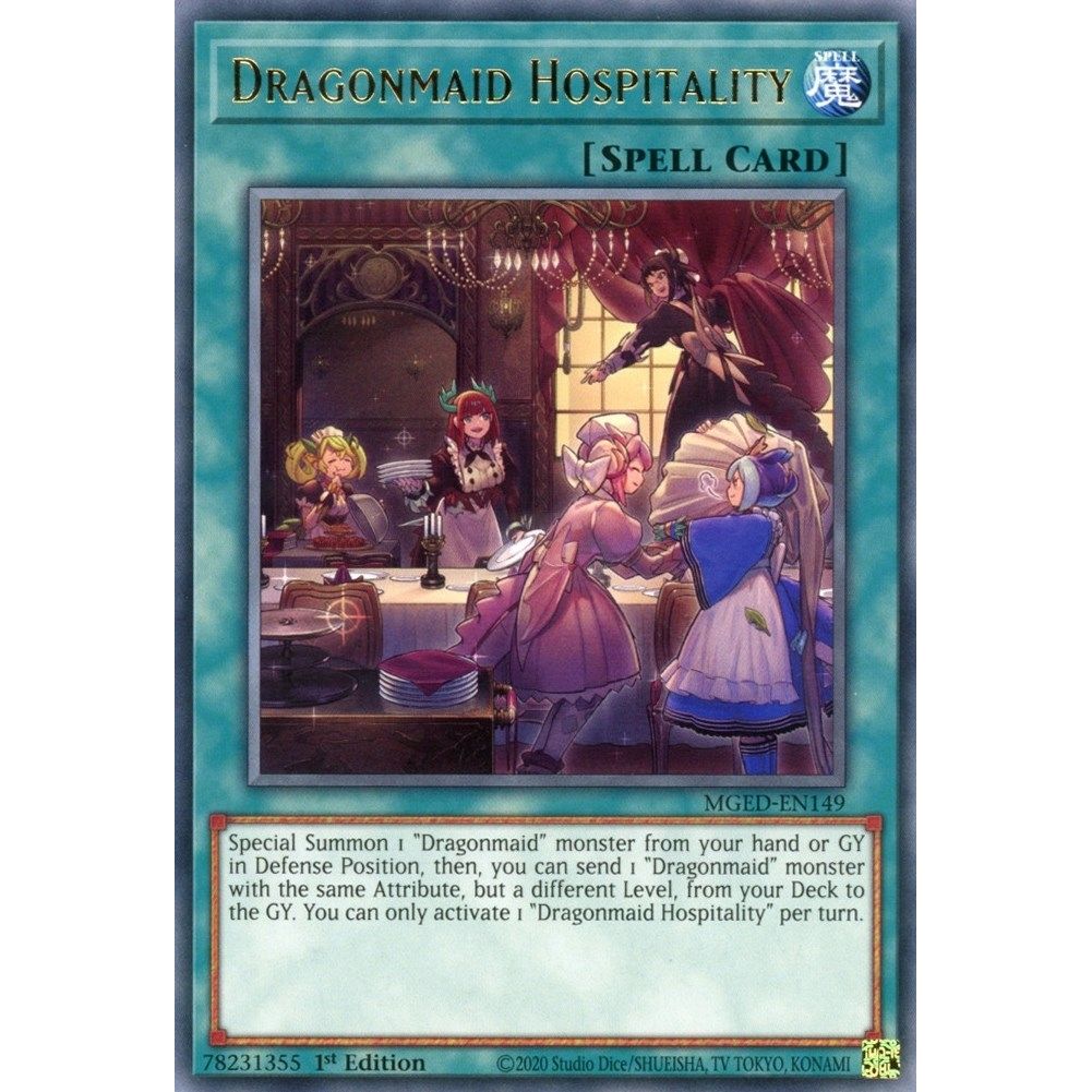 Image for Dragonmaid Hospitality (MGED-EN149) (MGED) - YuGiOh