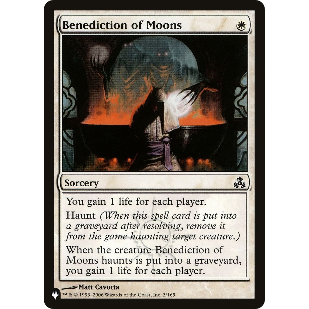 Image for Benediction of Moons (3/165) (LIST) - Magic: The Gathering