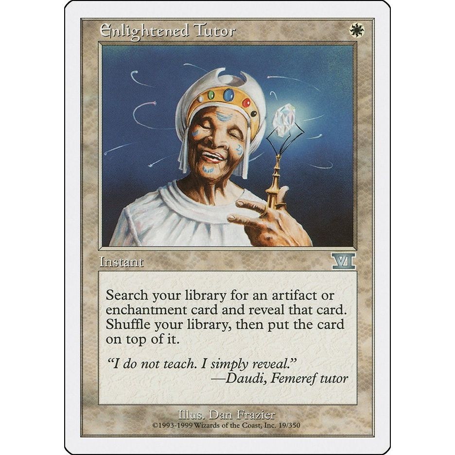 Image for Enlightened Tutor (19) (6ED) - Magic: The Gathering