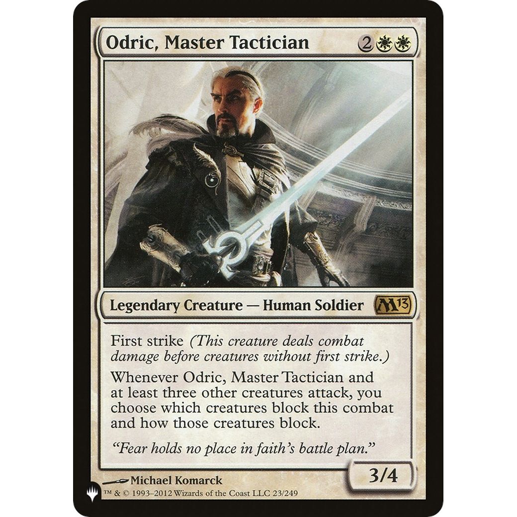 Image for Odric, Master Tactician (23/249) (LIST) - Magic: The Gathering