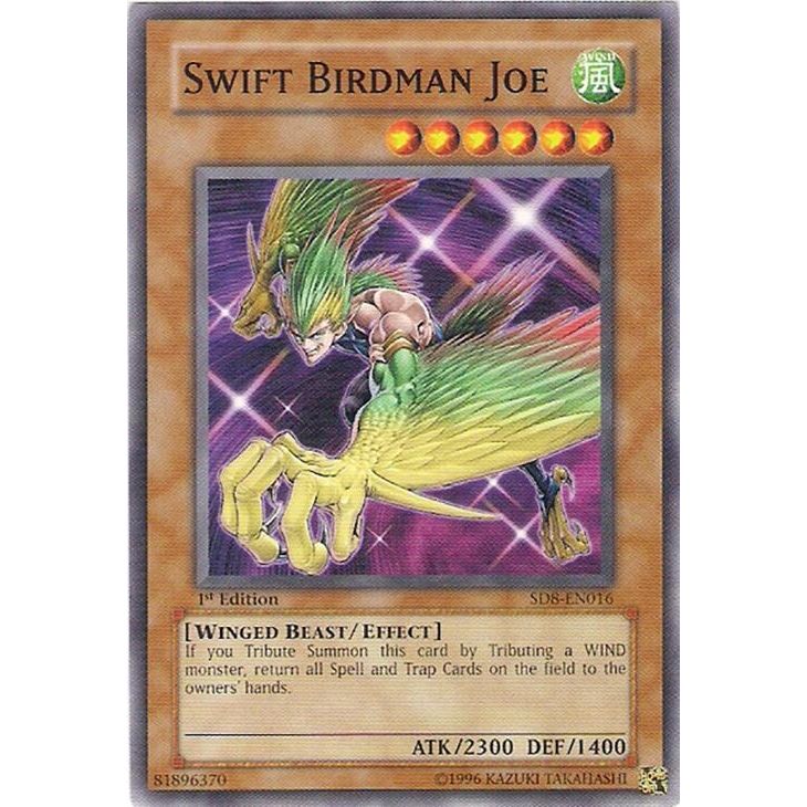 Image for Swift Birdman Joe (SD8-EN016) - YuGiOh