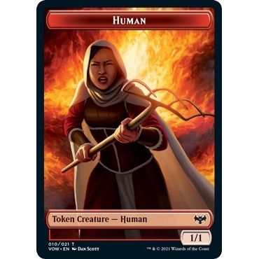 Image for Human Token (010) (10) (VOW) - Magic: The Gathering