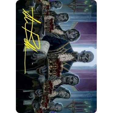 Image for Dying to Serve Art Card (Gold-Stamped Signature) (32) (ASVOW) - Magic: The Gathering