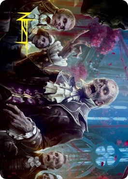 Image for Undead Butler Art Card (Gold-Stamped Signature) (37) - Magic: The Gathering