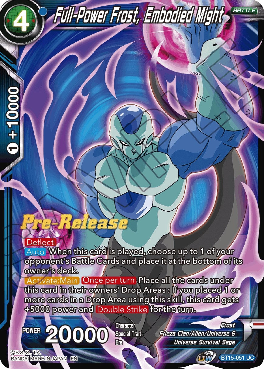 Image for Full-Power Frost, Embodied Might (BT15-051) (DBS-B15PRE) - Dragon Ball Super: Masters