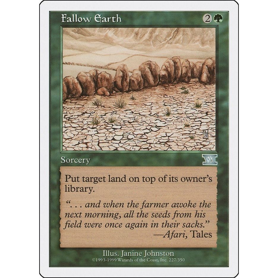 Image for Fallow Earth (227) (6ED) - Magic: The Gathering