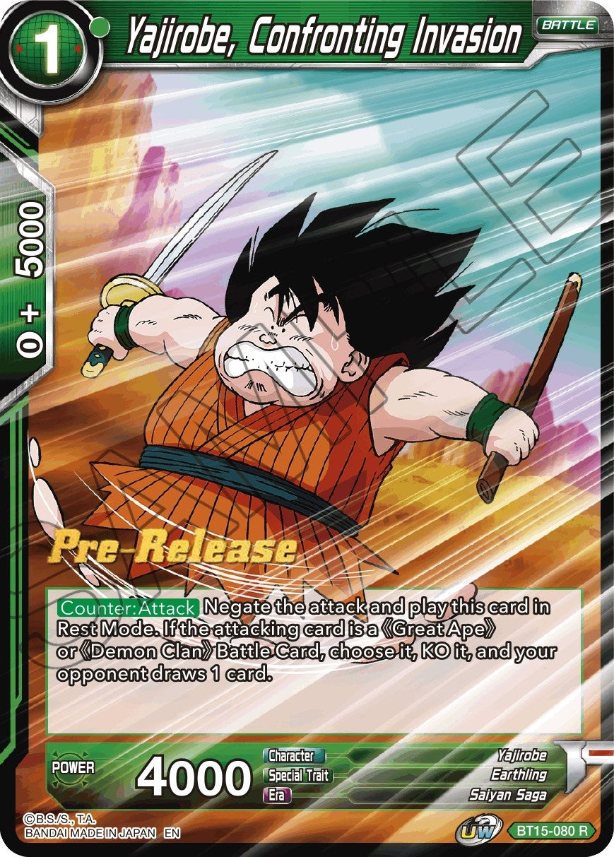 Image for Yajirobe, Confronting Invasion (BT15-080) (DBS-B15PRE) - Dragon Ball Super: Masters