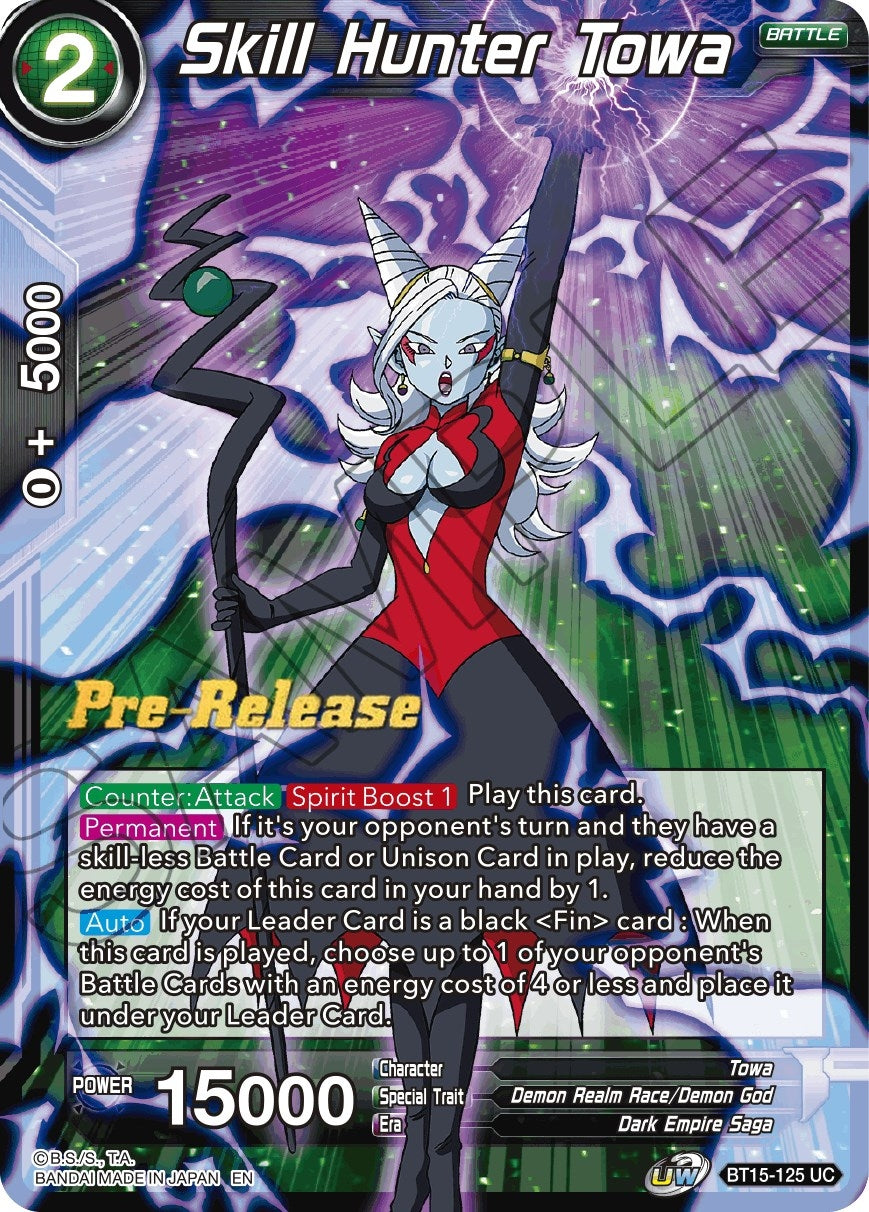 Image for Skill Hunter Towa (BT15-125) (DBS-B15PRE) - Dragon Ball Super: Masters
