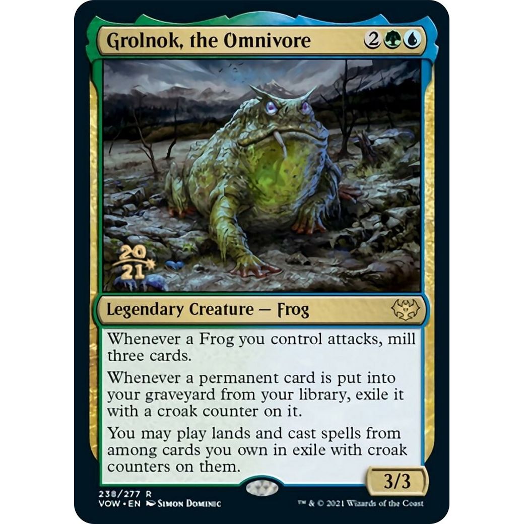 Image for Grolnok, the Omnivore (238) (PRE) - Magic: The Gathering