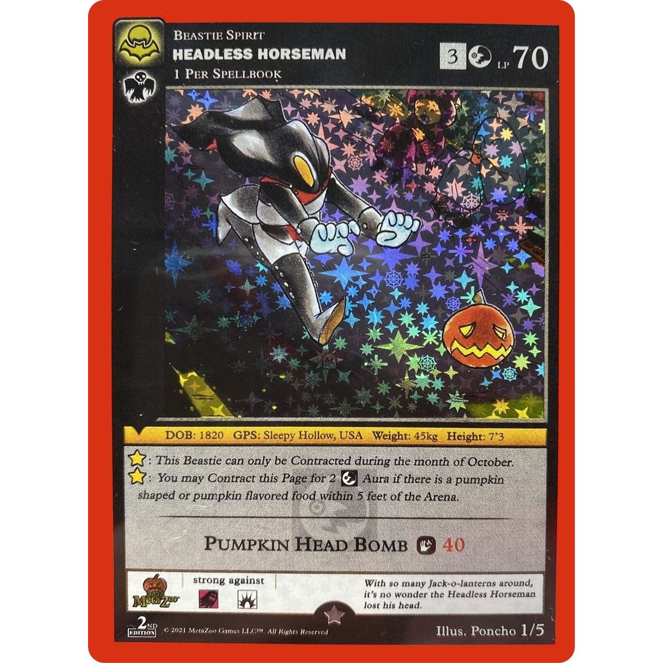 Image for Headless Horseman (Second Edition) (1/5) (HOLIP) - MetaZoo