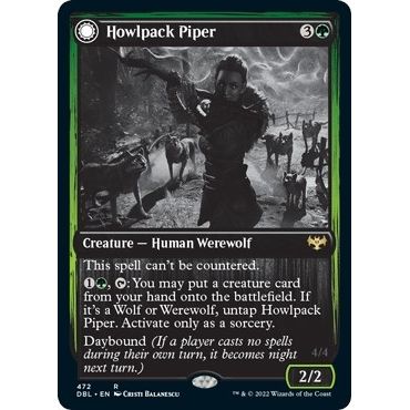 Image for Howlpack Piper (472) (DBL) - Magic: The Gathering