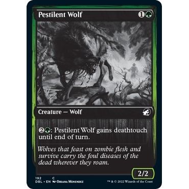 Image for Pestilent Wolf (192) (DBL) - Magic: The Gathering