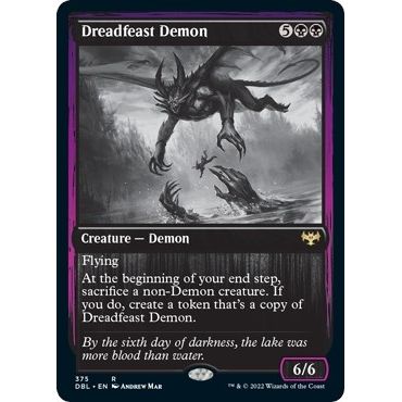 Image for Dreadfeast Demon (375) (DBL) - Magic: The Gathering