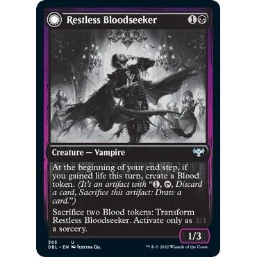 Image for Restless Bloodseeker (395) (DBL) - Magic: The Gathering