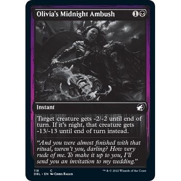 Image for Olivia's Midnight Ambush (118) (DBL) - Magic: The Gathering