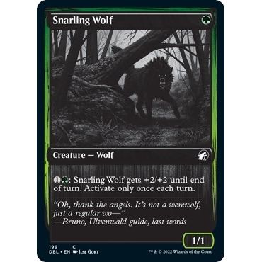 Image for Snarling Wolf (199) (199) (DBL) - Magic: The Gathering
