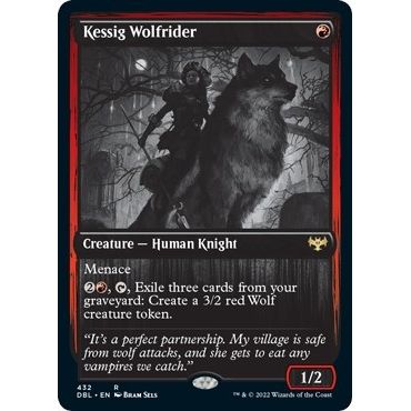 Image for Kessig Wolfrider (432) (DBL) - Magic: The Gathering
