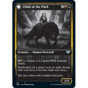 Image for Child of the Pack (501) (DBL) - Magic: The Gathering