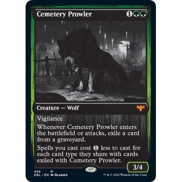 Image for Cemetery Prowler (458) (DBL) - Magic: The Gathering