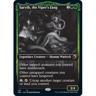 Image for Saryth, the Viper's Fang (197) (DBL) - Magic: The Gathering