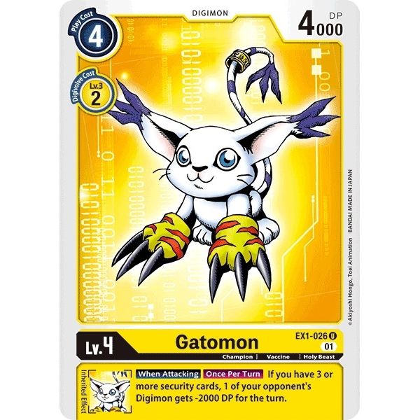 Image for Gatomon (EX1-026 U) (EX01) - Digimon Card Game