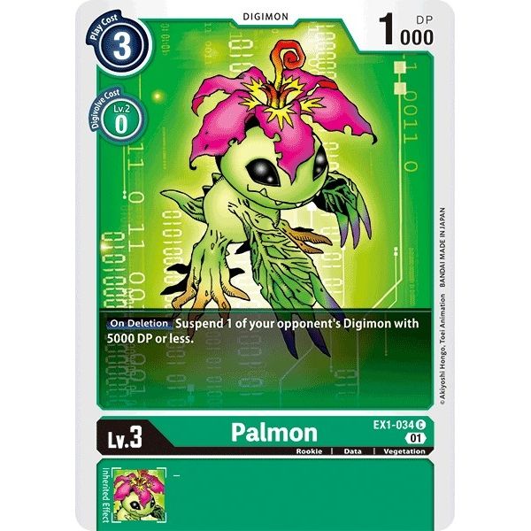 Image for Palmon (EX1-034 C) (EX01) - Digimon Card Game
