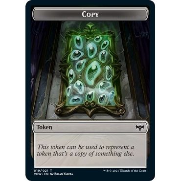 Image for Copy // Boar Double-Sided Token (19 // 12) (VOW) - Magic: The Gathering
