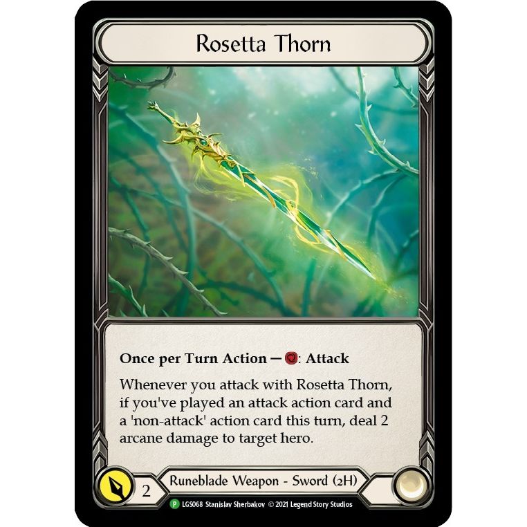 Image for Rosetta Thorn - LGS068 (LGS068) (PR) - Flesh and Blood TCG