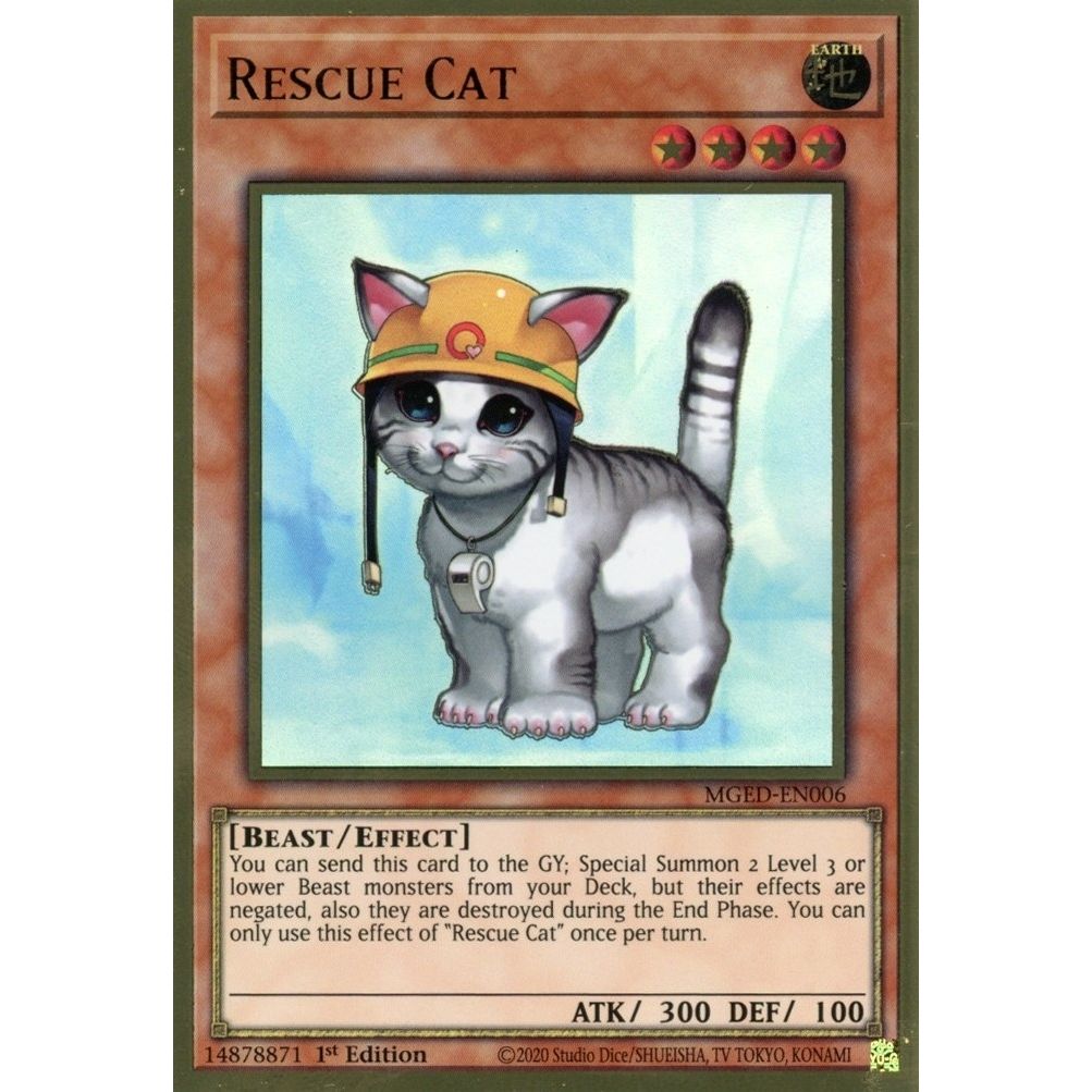 Image for Rescue Cat (MGED-EN006) (MGED) - YuGiOh