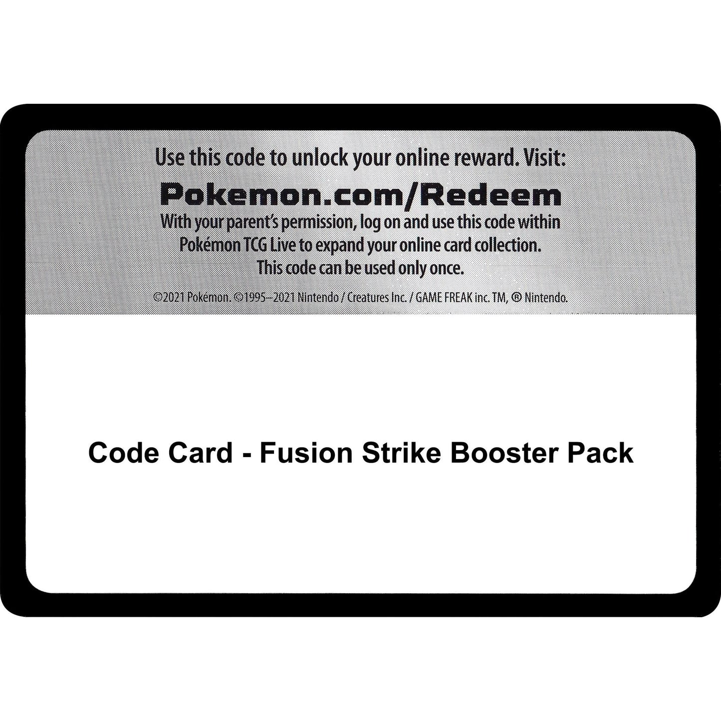 Image for Code Card - Fusion Strike Booster Pack (SWSH08) - Pokemon