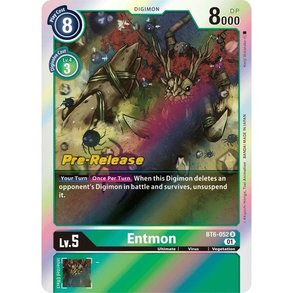 Image for Entmon (BT6-052 R) (BT06_PR) - Digimon Card Game