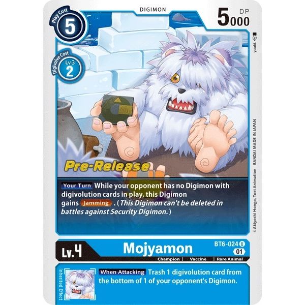 Image for Mojyamon (BT6-024 U) (BT06_PR) - Digimon Card Game