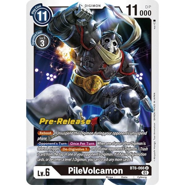 Image for PileVolcamon (BT6-066 U) (BT06_PR) - Digimon Card Game