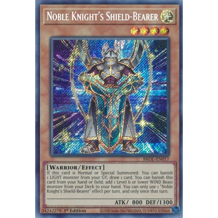 Image for Noble Knight's Shield-Bearer (BROL-EN017) (BROL) - YuGiOh