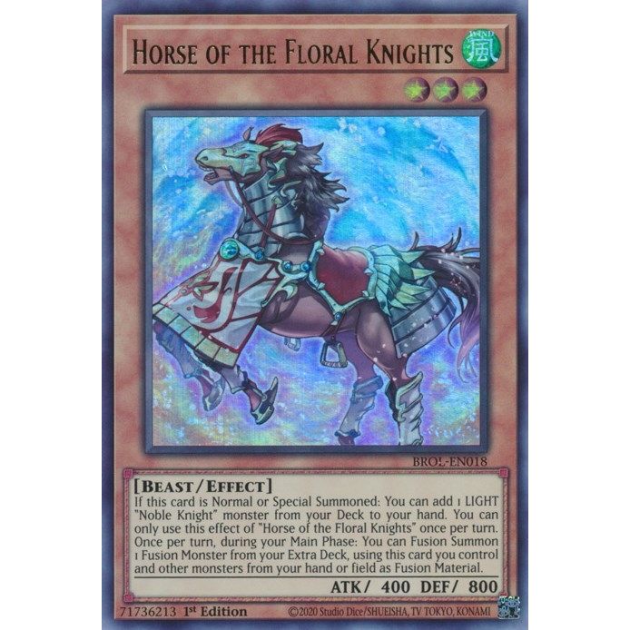 Image for Horse of the Floral Knights (BROL-EN018) (BROL) - YuGiOh