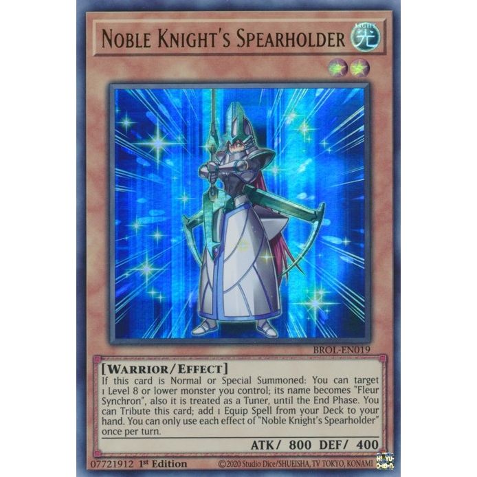 Image for Noble Knight's Spearholder (BROL-EN019) (BROL) - YuGiOh