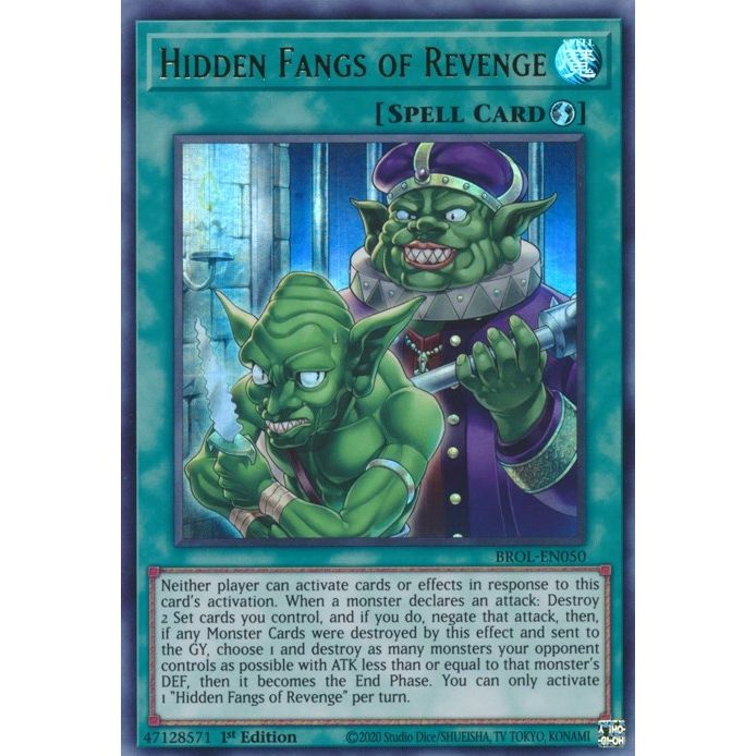 Image for Hidden Fangs of Revenge (BROL-EN050) (BROL) - YuGiOh