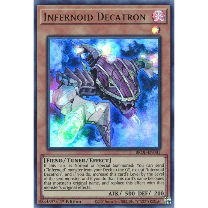Image for Infernoid Decatron (BROL-EN081) (BROL) - YuGiOh