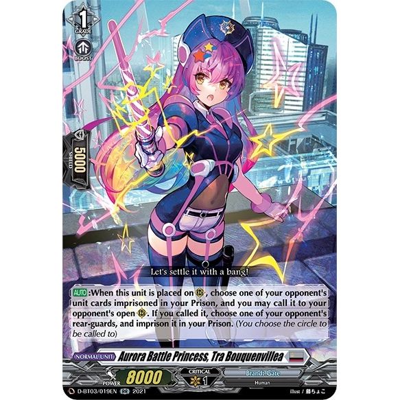 Image for Aurora Battle Princess, Tra Bouquenvillea (D-BT03/019EN) (D-BT03) - Cardfight Vanguard