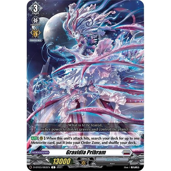 Image for Gravidia Pribram (D-BT03/083EN) (D-BT03) - Cardfight Vanguard