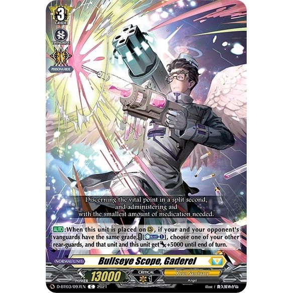 Image for Bullseye Scope, Gaderel (D-BT03/097EN) (D-BT03) - Cardfight Vanguard