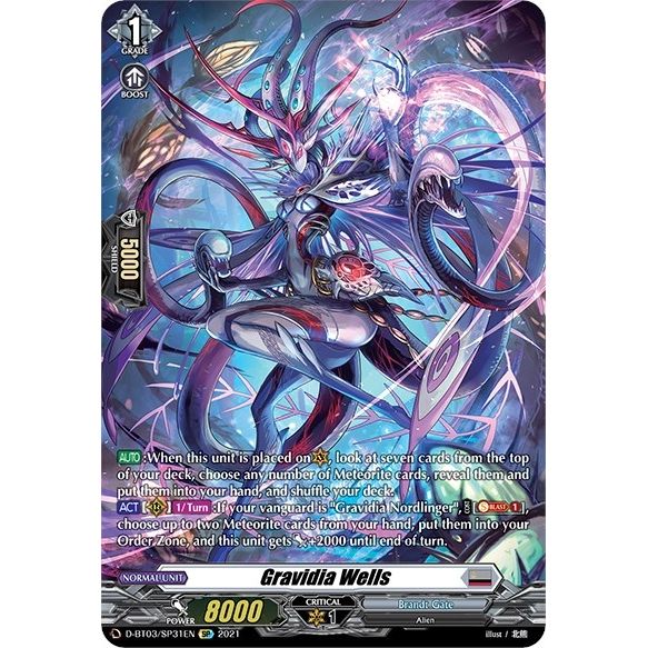 Image for Gravidia Wells (SP) (D-BT03/SP31EN) (D-BT03) - Cardfight Vanguard