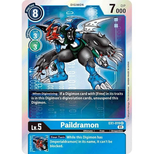 Image for Paildramon (EX1-019 R) (EX01) - Digimon Card Game